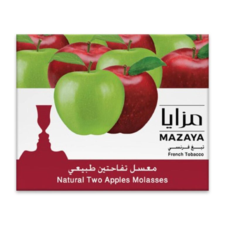 Maza Two Apples Tobacco Molasses 1kg Available at Best Online Shisha and Vape Shop WorldVapeUae