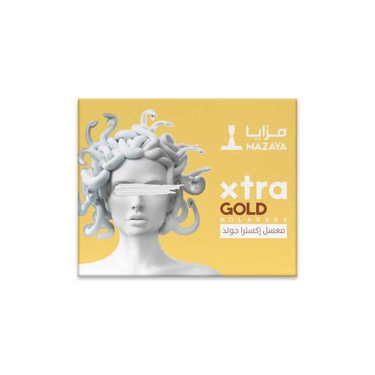 Mazaya Xtra Gold Gum Mastic Shisha Flavour 250g – Premium shisha molasses at WorldVapeUae Dubai