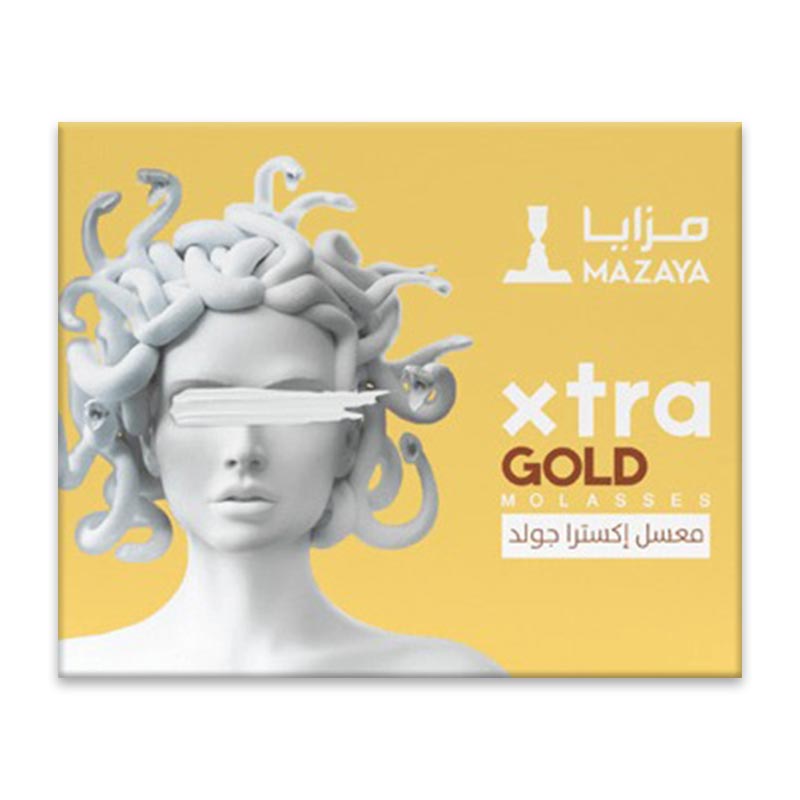 Mazaya-Xtra-Gold-(Gum-Mastic)-Shisha-Flavour Maza Xtra Gold Gum Mastic Tobacco Molasses 1kg Available at Best Online Shisha and Vape Shop WorldVapeUae