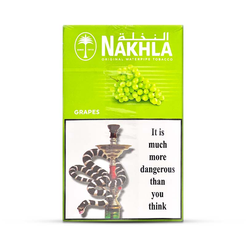 Nakhla-Grapes-250g-Shisha-Flavour-Front-View Nakhla Grapes 250g Hookah Flavour | WorldVape Uae Original Nakhla Tobacco