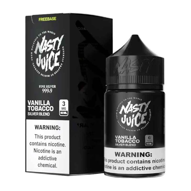 Nasty Silver Blend Freebase E-Liquid 60ML | World Vape Uae Best Online Vpae shop Uae
