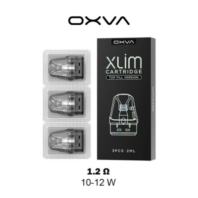 Oxva Xlim 1.2 ohm 10-12W Top Fill Cartridge Full Pack - Available At WorldVapeUae Best Vape Shop Dubai Ajman
