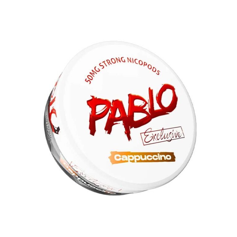 Pablo Exclusive Cappuccino 50mg Nicotine Pouches , Buy Pablo Nicotine Pouches Dubai At World Vape Uae