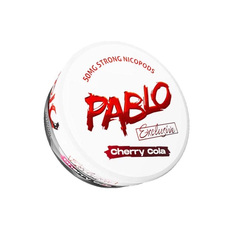 Pablo Exclusive Cherry Cola 50mg Nicotine Pouches , Buy Pablo Nicotine Pouches Dubai At World Vape Uae