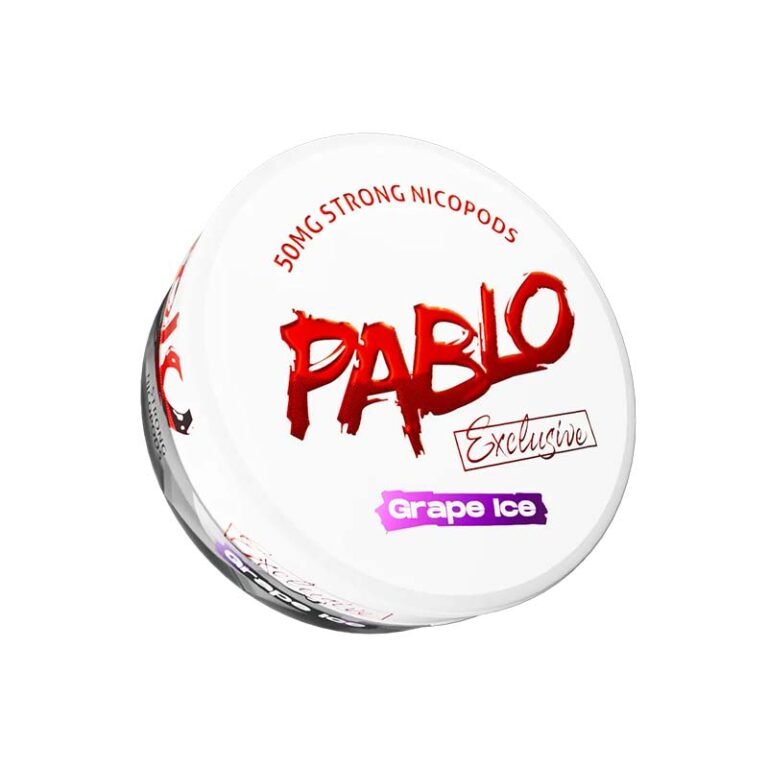 Pablo Exclusive Grape Ice 50mg Nicotine Pouches , Buy Pablo Nicotine Pouches Dubai At World Vape Uae