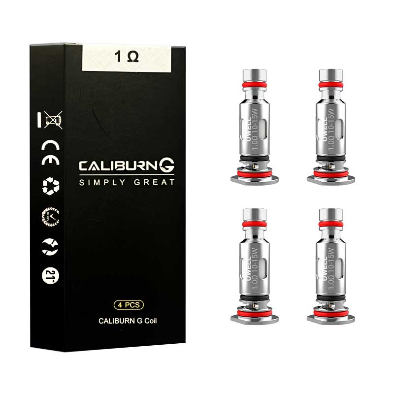 Uwell-Caliburn-G-Coil-1.0-ohm-10-15W-Pack Uwell Caliburn G Coil 1.0 ohm 10-15W Pack | WorldVapeUae Best Vape Shop Uae Dubai