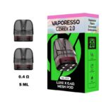 Vaporesso Luxe X series 0.4 ohm Mesh Pod Cartridge 5ML Pack , Best Vape Shop Dubai
