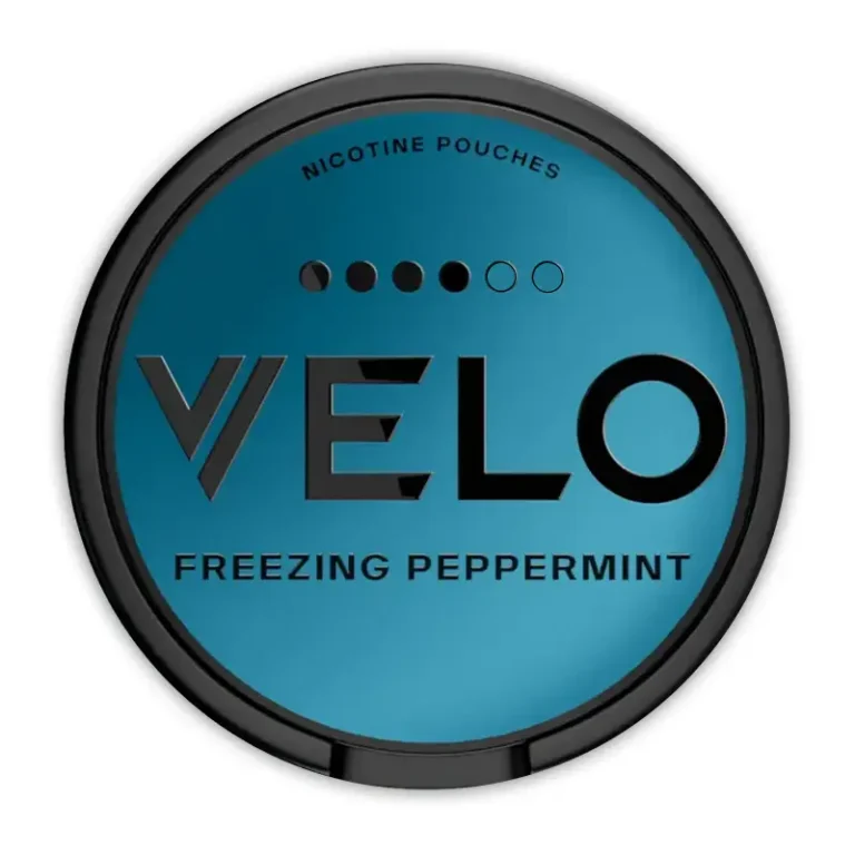 Velo freezing peppermint 4 dot 10.9 MG Nicotine Pouches