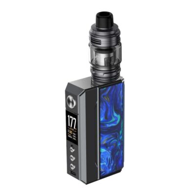 Voopoo Drag 4 Gun Metal and Ocean Blue Vape kit