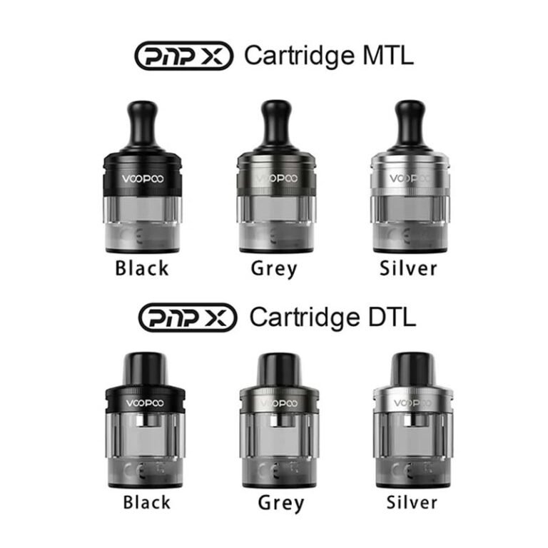 Voopoo Pnp X DTl And MTL Cartridge Specifications In Dubai Vape Shop World Vape Uae