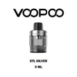 Voopoo Pnp X DTL Cartridge Silver In Dubai Vape Shop World Vape Uae