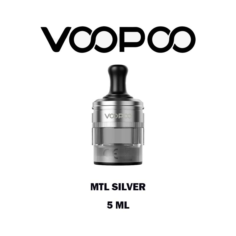 Voopoo-PnP-X-MTL-Cartridge-Silver Voopoo Pnp X MTL Cartridge Silver In Dubai Vape Shop World Vape Uae