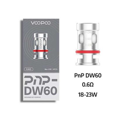 Voopoo PnP DW60 Coil 0.6 ohm 18-23W | Buy Online Vape Accessories at WorldVapeUae