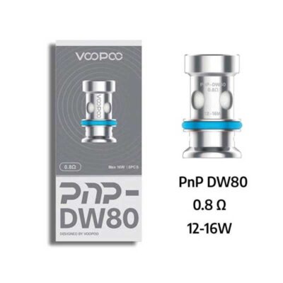 Voopoo PnP DW80 Coil 0.8 ohm 12-16W | Buy Online Vape Accessories at WorldVapeUae