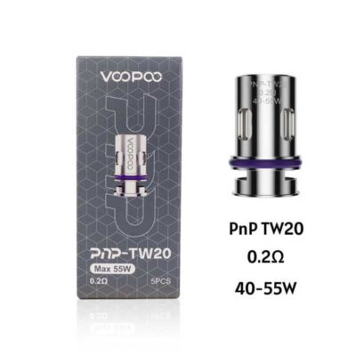 Voopoo PnP TW20 Coil 0.2 ohm 40-55W | Buy Online Vape Accessories at WorldVapeUae