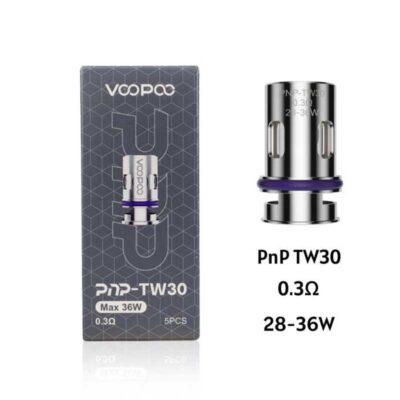 Voopoo PnP TW30 Coil 0.3 ohm 28-36W | Buy Online Vape Accessories at WorldVapeUae