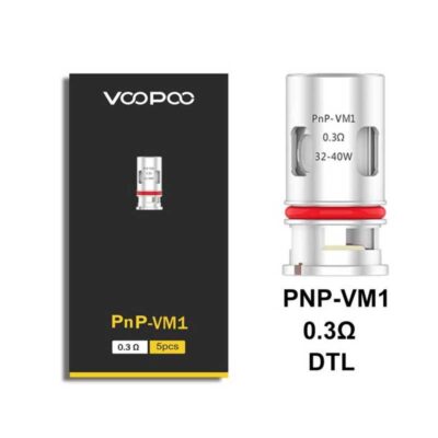 Voopoo PnP VM1 Coil 0.3 ohm 32-40W | Buy Online Vape Accessories at WorldVapeUae