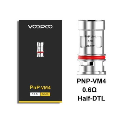 Voopoo PnP VM4 Coil 0.6 ohm 20-28W | Buy Online Vape Accessories at WorldVapeUae