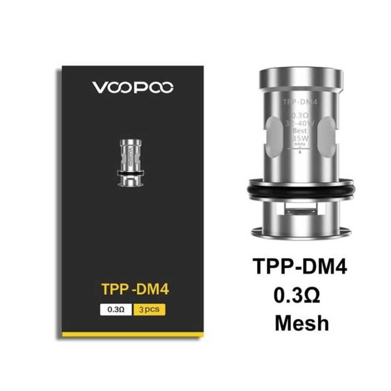 Voopoo TPP DM4 Coil 0.3 ohm 32-40W | Buy Online Vape Accessories at WorldVapeUae