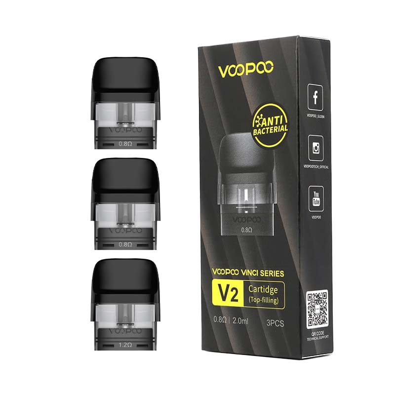 Voopoo-Vmate-V2-0.8ohm-3ml-Cartridge Voopoo Vmate V2 0.8 ohm 3ml Cartridge , Buy Vinci Cartridge in dubai at WorldVapeUae