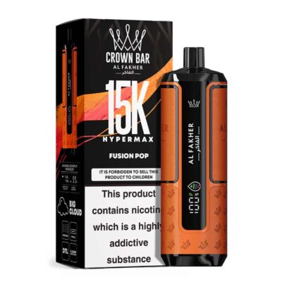 Al Fakher Hypermax Fusion Pop 15000 Puffs Disposable Vape Vape Shop Dubai , World Vape Uae Ajman Vape Shop