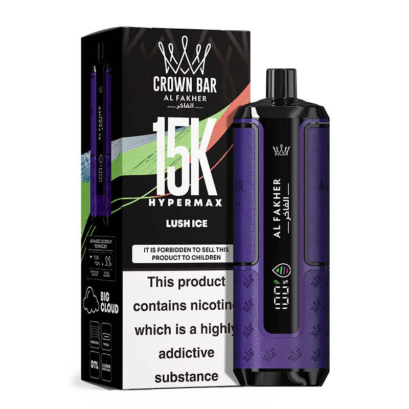 Al-Fakher-Hypermax-Lush-Ice-15000-Puffs-Disposable-Vape Al Fakher Hypermax Lush Ice 15000 Puffs Disposable Vape Vape Shop Dubai , World Vape Uae Ajman Vape Shop