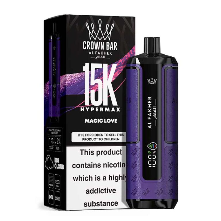 Al Fakher Hypermax Magic Love 15000 Puffs Disposable Vape Vape Shop Dubai , World Vape Uae Ajman Vape Shop