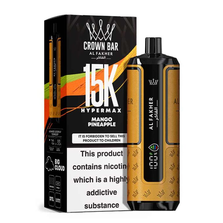 Al Fakher Hypermax Mango Pineapple 15000 Puffs Disposable Vape Vape Shop Dubai , World Vape Uae Ajman Vape Shop