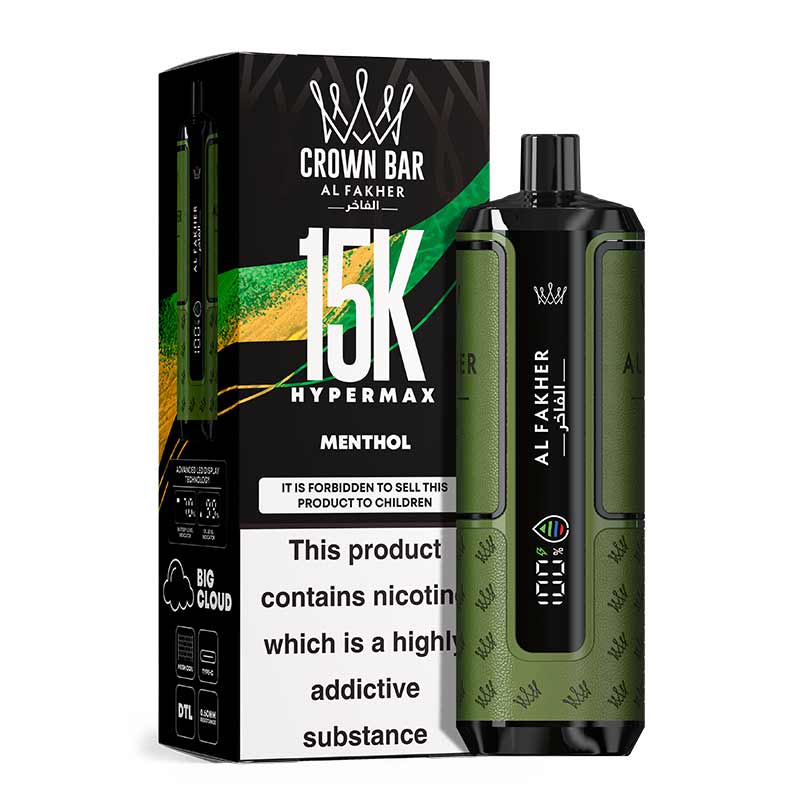 Al-Fakher-Hypermax-Menthol-15000-Puffs-Disposable-Vape Al Fakher Hypermax Menthol 15000 Puffs Disposable Vape Vape Shop Dubai , World Vape Uae Ajman Vape Shop