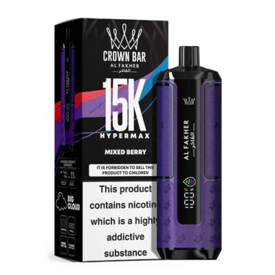 Al Fakher Hypermax Mixed Berry 15000 Puffs Disposable Vape Vape Shop Dubai , World Vape Uae Ajman Vape Shop