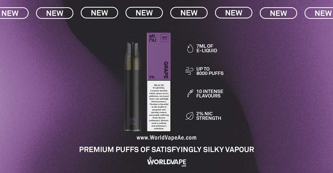 Alt Nu 8000 Puffs 20mg Disposable Vape Banner
