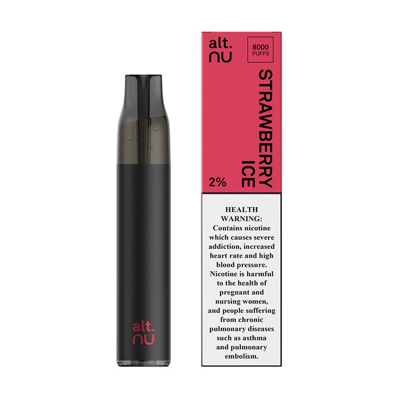 Altnu-Strawberry-Ice-20Mg-Disposable-Vape Alt Nu Strawberry Ice 20mg Disposable Vape Vape Shop Near Me In Abudhabi And Dubai