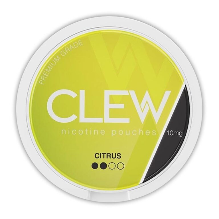 Clew Citrus 10mg Nicotine Pouches Available At WorldVape Uae Vape Shop Dubai