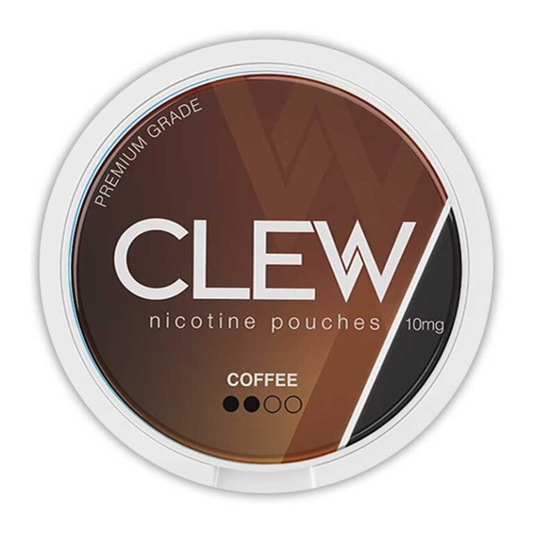 Clew Coffee 10mg Nicotine Pouches Available At WorldVape Uae Vape Shop Dubai