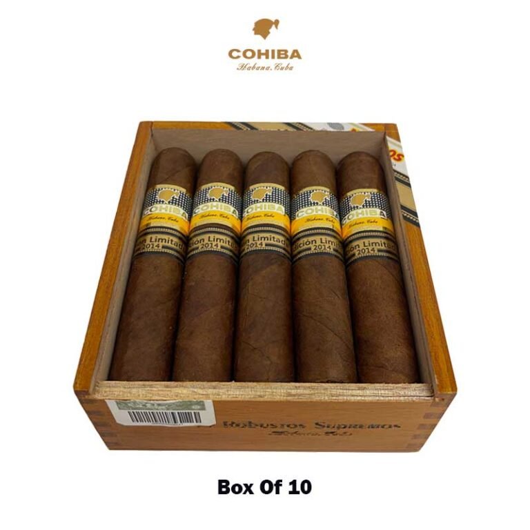 Cohiba Robusto Supermos Limited Edition Box Of 10 Buy Cigar in Dubai , Cigar Shop Dubai , Buy Cigar Online At World Vape Uae