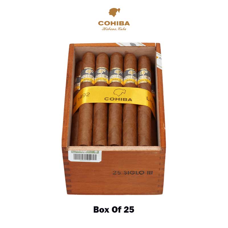 Cohiba-Siglo-III-Box-Of-25-Cuban-Cigars-2 Cohiba Siglo III Box Of 25 Cuban Cigar At World Vape Uae Cigar Shop Dubai , Buy Cuban Cigar Across Uae