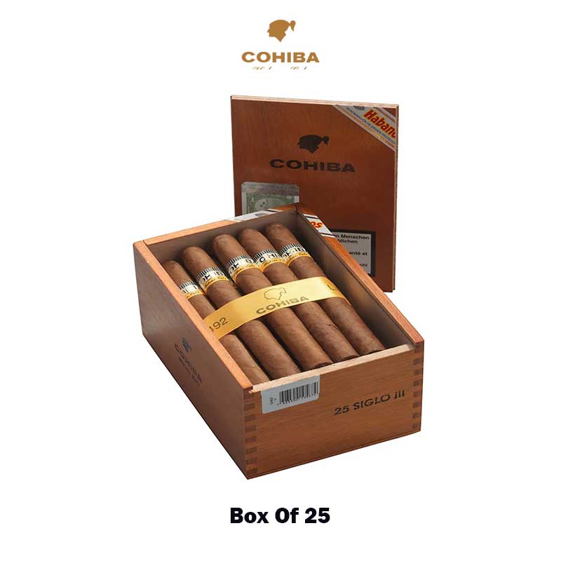 Cohiba-Siglo-III-Box-Of-25-Cuban-Cigars Cohiba Siglo III Box Of 25 Cuban Cigar At World Vape Uae Cigar Shop Dubai , Buy Cuban Cigar Across Uae