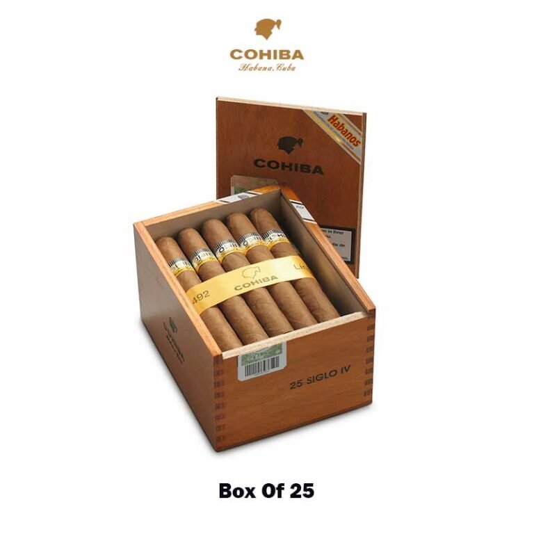 Cohiba Siglo IV Box Of 25 Cuban Cigar At World Vape Uae Cigar Shop Dubai , Buy Cuban Cigar Across Uae