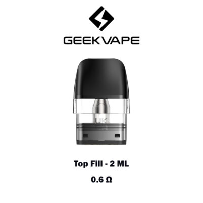 Geekvape Q series Pod Cartridge 0.6 ohm 2ml Top Fill Availble at Vape Store Worldvape uae Vape Shop Near Me