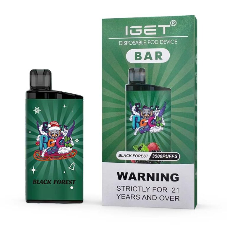 Iget Bar 3500 Puffs Black Forest Disposable Vape At World Vape Uae Dubai Vape Shop