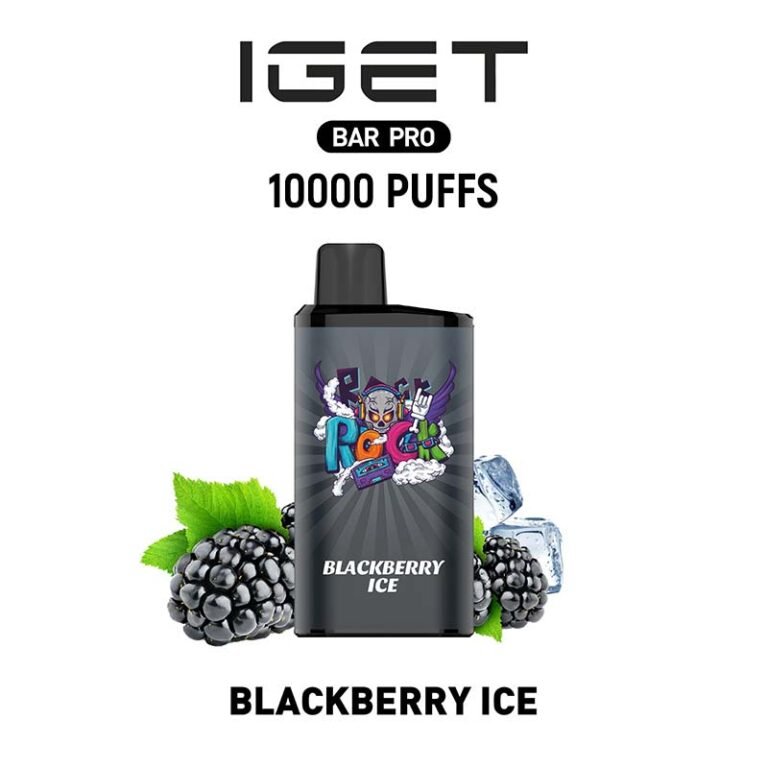 Iget Bar Pro 10000 Puffs Blackberry Ice Disposable Vape Available At Vape Shop Ajman WorldVape Uae