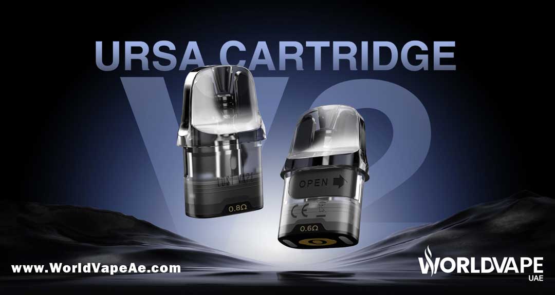 Lost Vape Ursa V2 Integrated Coil Cartridge Banner , Vape Shop Near me Dubai World Vape Uae