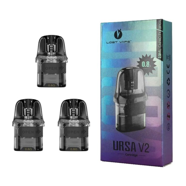 Lost Vape Ursa V2 Integrated Coil Cartridge Pack , Vape Shop Near me Dubai World Vape Uae