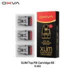 Oxva Xlim SS Top Fill Cartridge Pod 0.4 ohm 26-30W Pack, Buy Xlim Pro 2 Dna Version Cartridge at WorldVape UAE