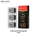 Oxva Xlim SS Top Fill Cartridge Pod 0.6 ohm 21-25W Pack, Buy Xlim Pro 2 Dna Version Cartridge at WorldVape UAE