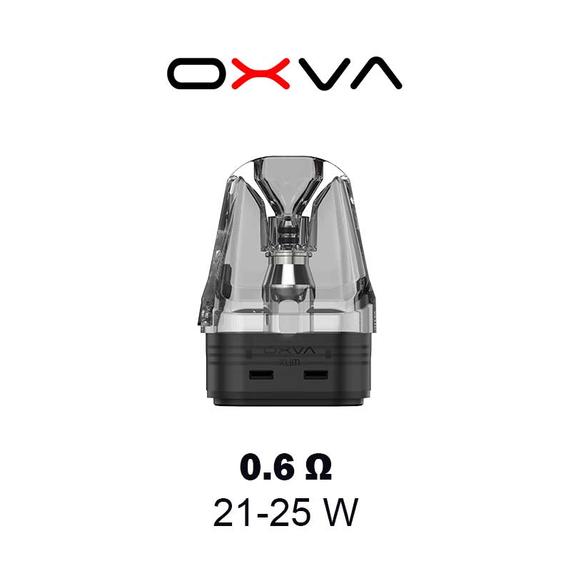 Oxva-Xlim-SS-Top-Fill-Cartridge-0.6-ohm Oxva Xlim SS Top Fill Cartridge Pod 0.6 ohm 21-25W , Buy Xlim Pro 2 Dna Version Cartridge at WorldVape UAE