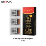 Oxva Xlim SS Top Fill Cartridge Pod 0.8 ohm 18-22W Pack , Buy Xlim Pro 2 Dna Version Cartridge at WorldVape UAE Abudhabi Vape Shop