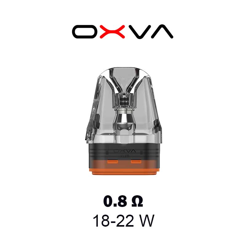 Oxva-Xlim-SS-Top-Fill-Cartridge-0.8-ohm Oxva Xlim SS Top Fill Cartridge Pod 0.8 ohm 18-22W , Buy Xlim Pro 2 Dna Version Cartridge at WorldVape UAE