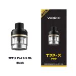 Voopoo Tpp X Pod 5.5 ML Black Color At Dubai Vape Shop Uae
