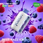 Vozol Star 40000 Puffs Blue Razz Ice 50mg Disposable Vape At Abudhabi Vape Shop Near me WorldVape Uae